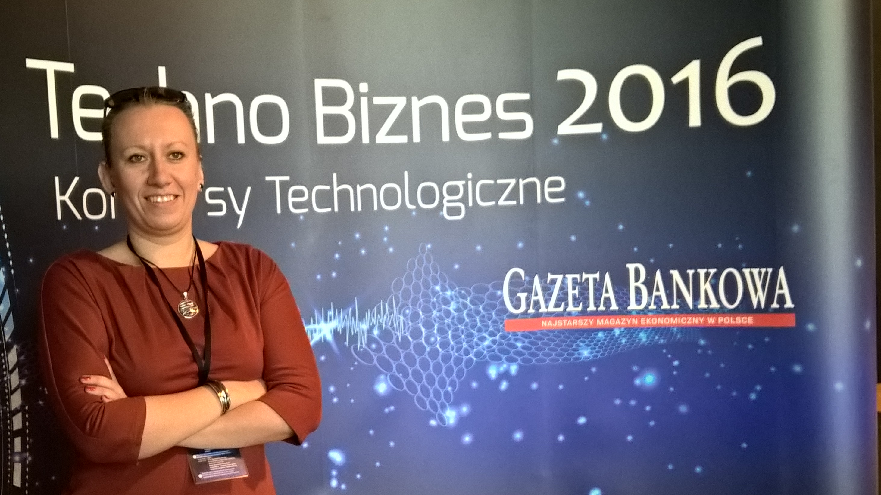 Dr Anna Staniszewska na konferencji Techno Biznes