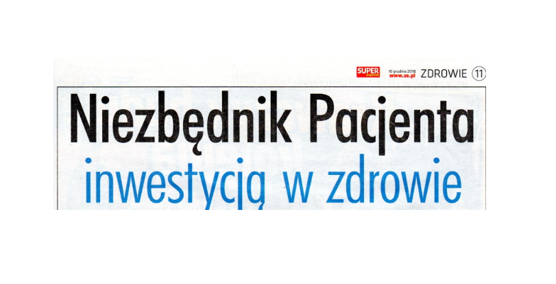 SUPER Express: „NIEZBĘDNIK PACJENTA inwestycja w zdrowie”