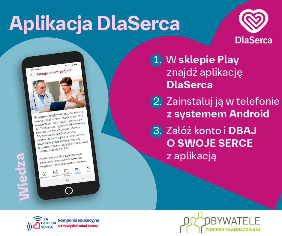 Aplikacja DlaSerca