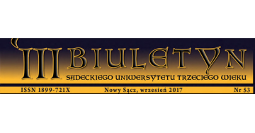 Przewietrz apteczkę! w Biuletynie Sądeckiego Uniwersytetu Trzeciego Wieku