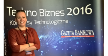 Dr Anna Staniszewska na konferencji Techno Biznes